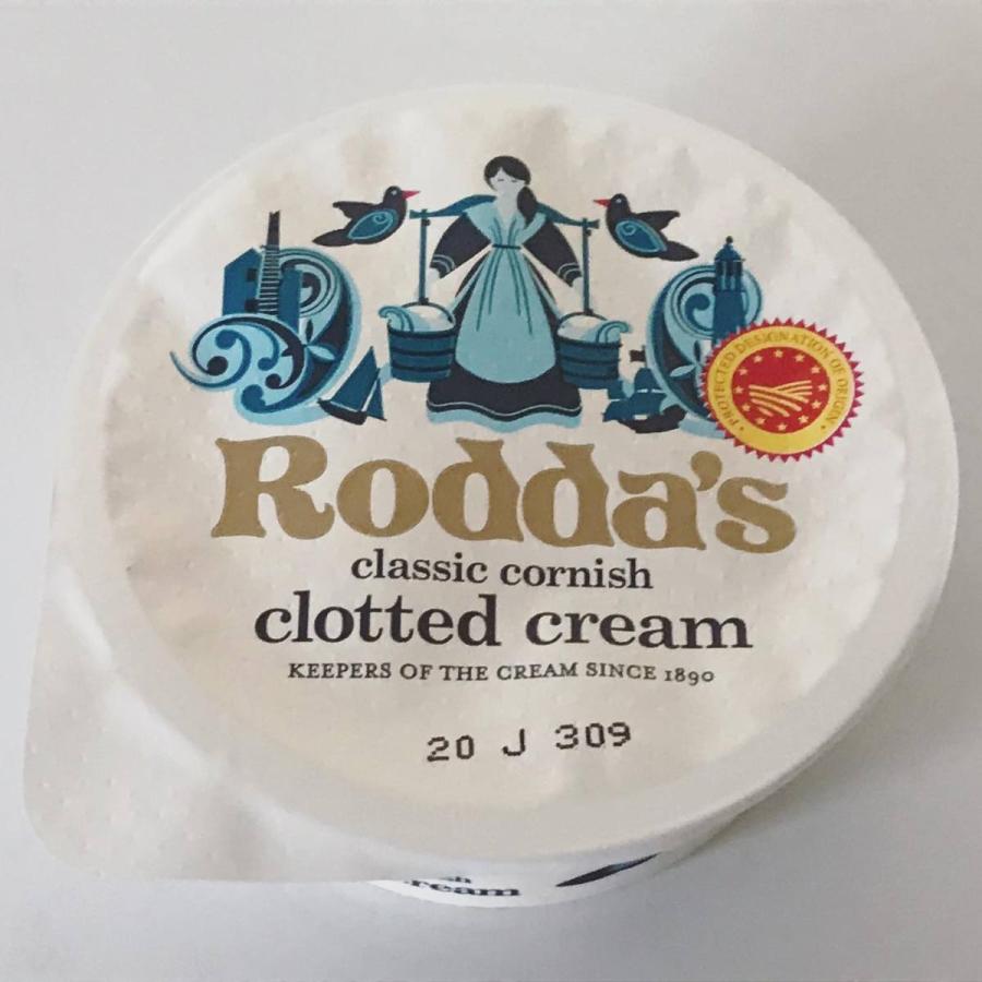 ロダス クロテッドクリーム 28g 英国老舗 Rodda's 冷蔵冷凍便 英国式スコーン イギリス 英国菓子と紅茶リョウシンドウ アフタヌーンティー クリームティー|ryoshindoshop|04