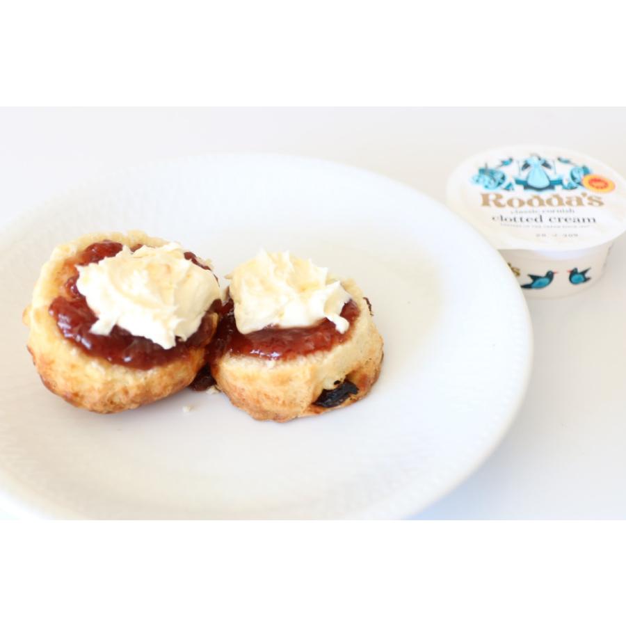 ロダス クロテッドクリーム 28g 英国老舗 Rodda's 冷蔵冷凍便 英国式スコーン イギリス 英国菓子と紅茶リョウシンドウ アフタヌーンティー クリームティー|ryoshindoshop|08