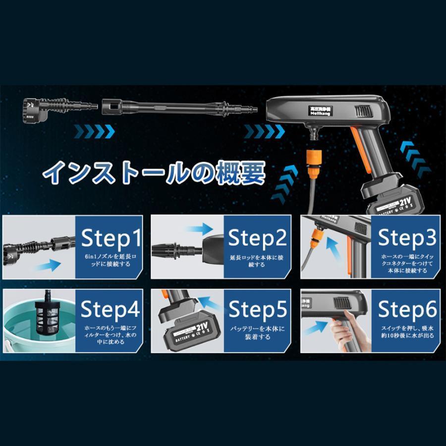 即納】高圧洗浄機 コードレス 充電式 マキタ 18Vバッテリー 対応 互換