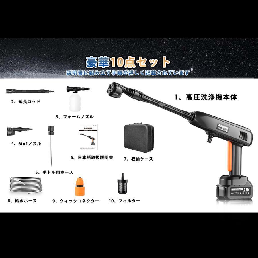 即納】高圧洗浄機 コードレス 充電式 マキタ 18Vバッテリー 対応 互換