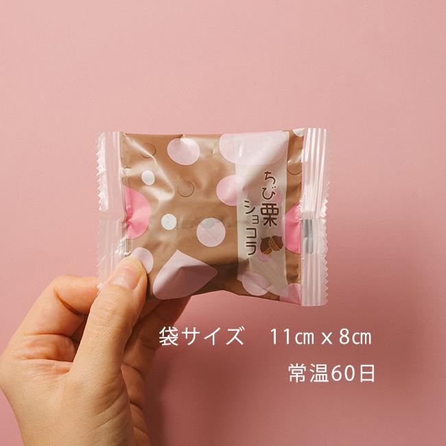 ちび栗ショコラ × 60 / お菓子 人気 義理チョコ 個包装 まとめ買い 栗焼き菓子 退職 卒業 岐阜 良平堂_4