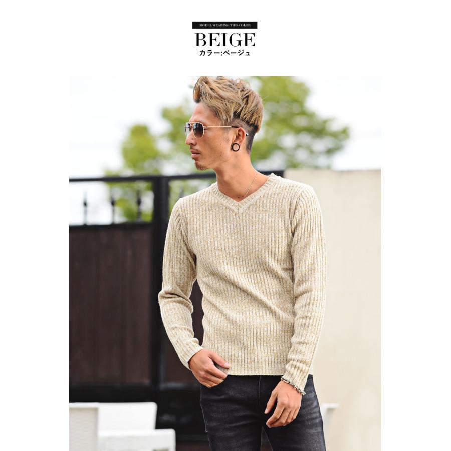 Vネックニット メンズ おしゃれニット ウール混 かっこいいセーター メンズファッション 代 30代 40代 50代 0210bvc8010 メンズファッション In The City 通販 Yahoo ショッピング