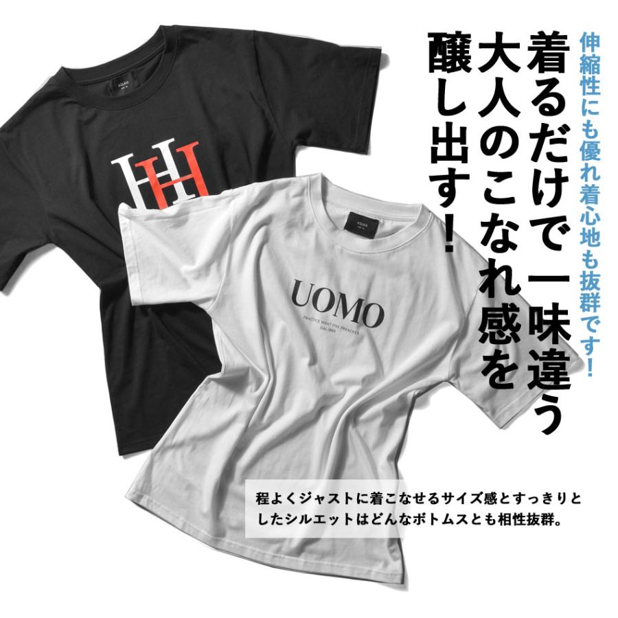 tシャツ メンズ ブランド 半袖 安い おしゃれ 綿100 メンズファッション 30代 40代 50代｜ryouhin-boueki｜04