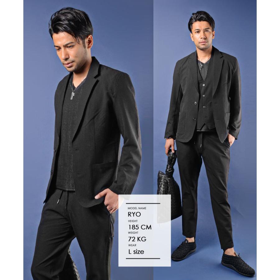 セットアップ シアサッカー メンズ テーラードジャケット スリムスーツ 大人カジュアル ちょいワル 夏服 メンズファッション 30代 40代 50代 2608bp メンズファッション In The City 通販 Yahoo ショッピング