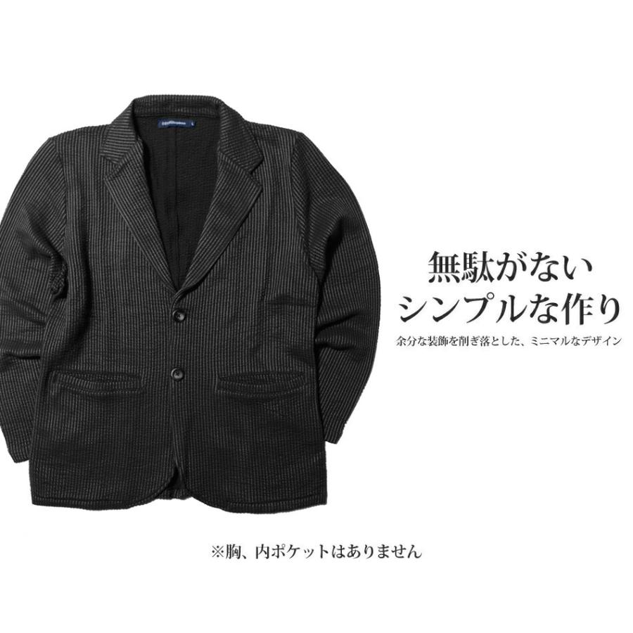 セットアップ メンズ カジュアルスーツ 春夏 シアサッカー テーラード