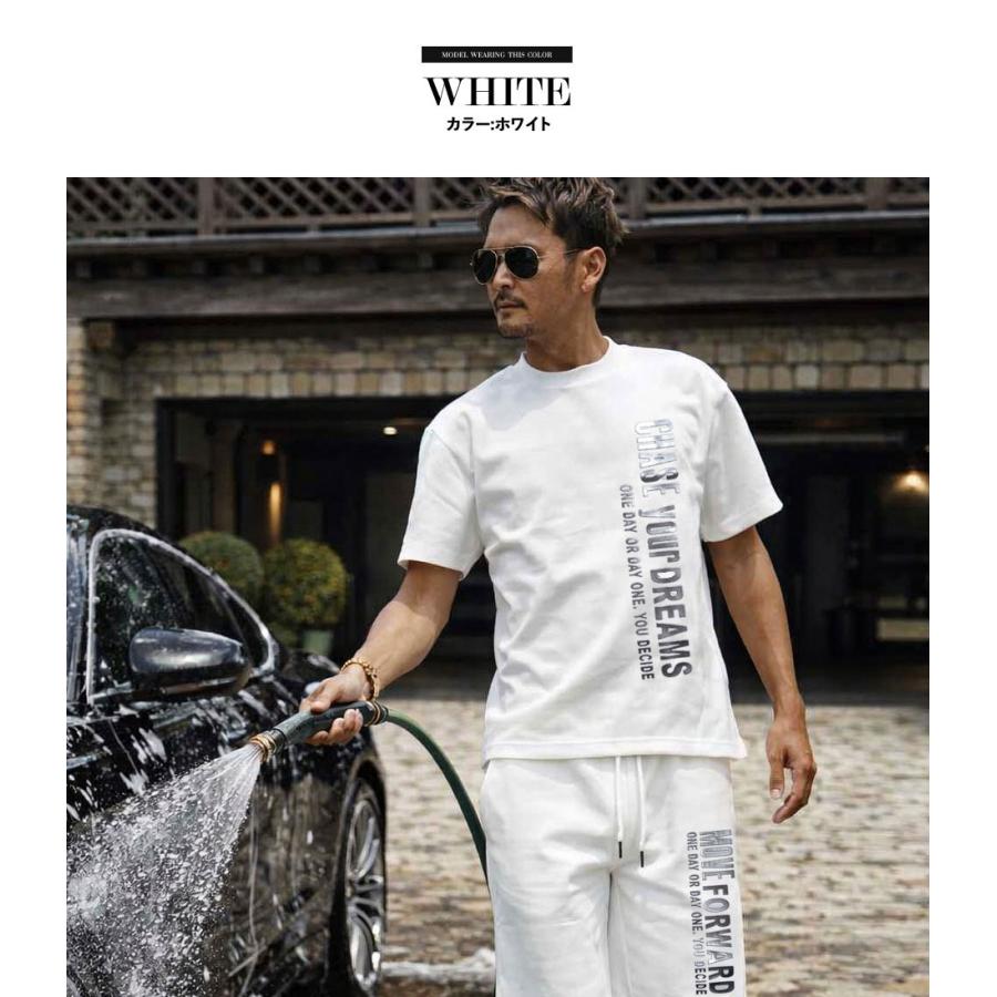 セットアップ 半袖 Tシャツ メンズ 短パン ブランド カジュアル