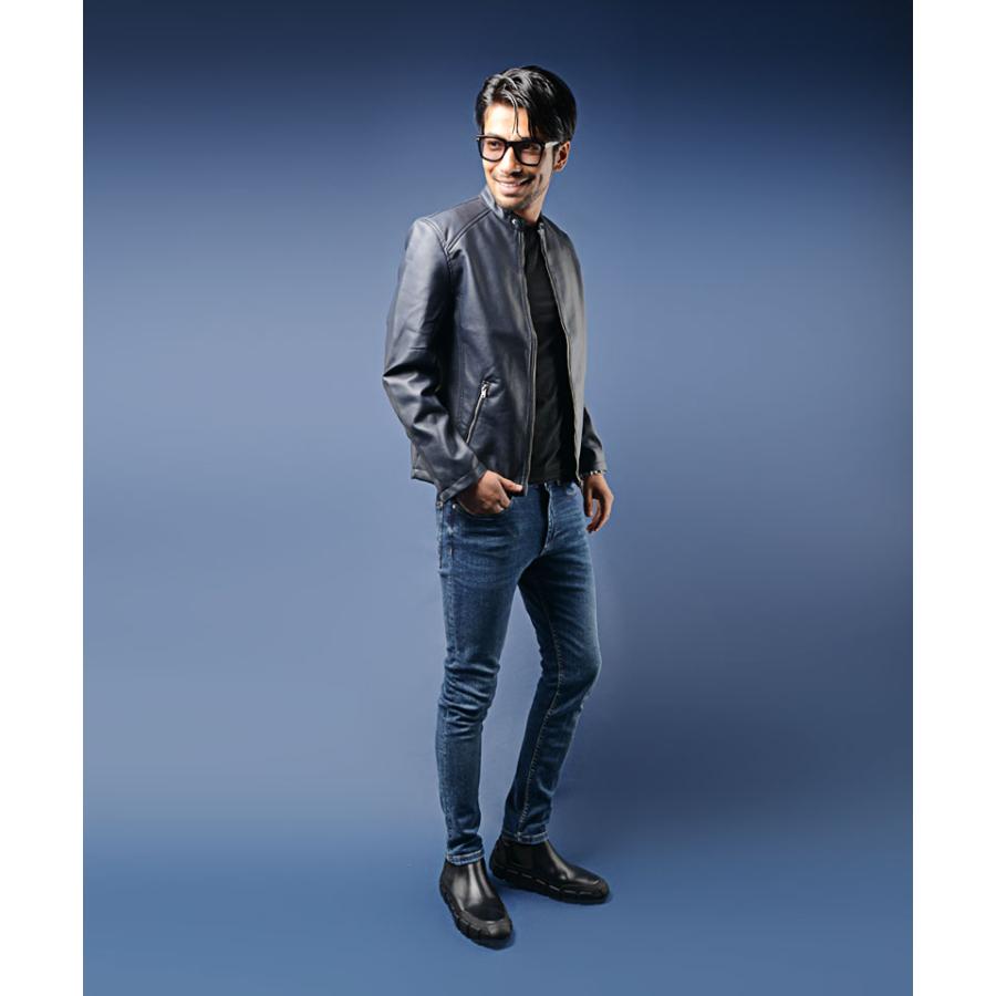 ライダース ジャケット メンズ レザー ダブルライダース レザージャケット シングル Puレザー フェイクレザー 合皮 バイカー アメカジ メンズファッション In The City 通販 Yahoo ショッピング