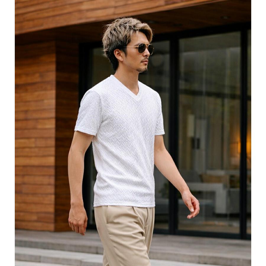 BS-FINE VネックTシャツ Lサイズ 2枚セット ピマ綿メンズシャツ BS-FINE VネックTシャツ Lサイズ 2枚セット ピマ綿メンズシャツ ピマ綿