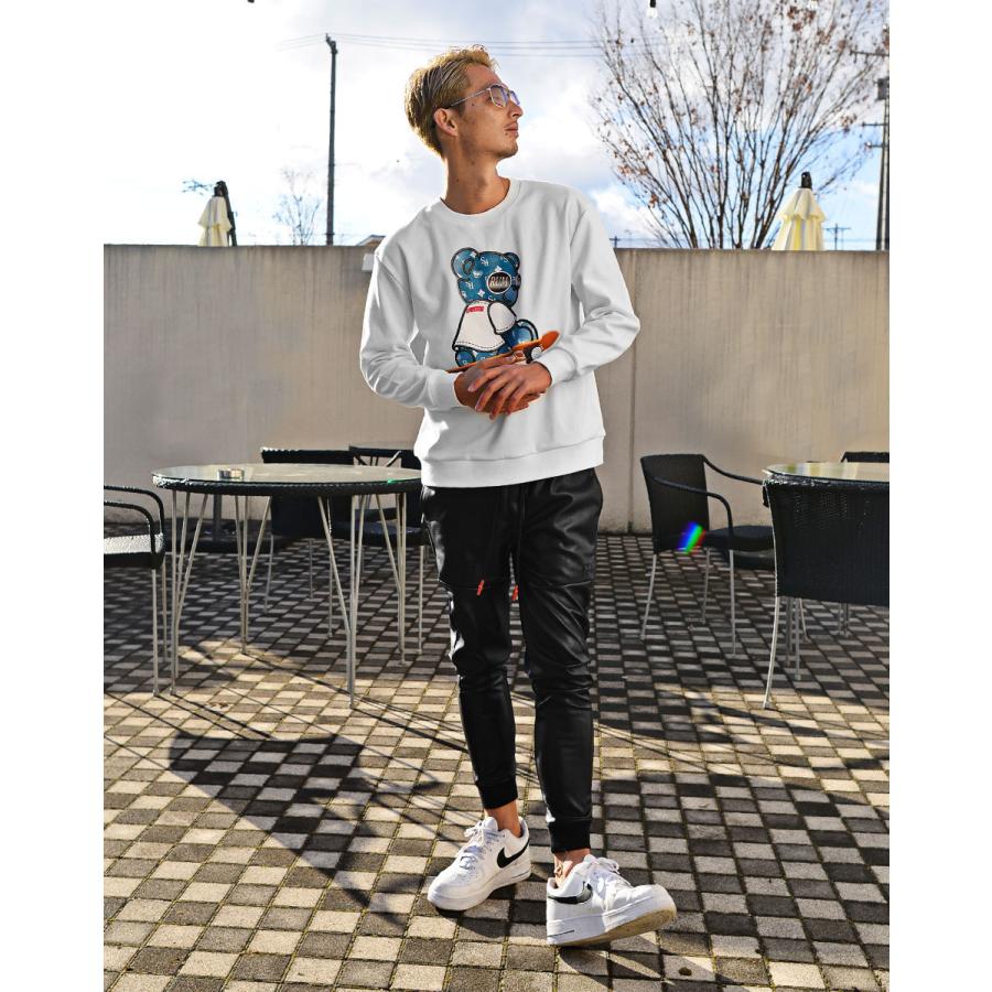 トレーナー メンズ おしゃれ 熊 スケボーベア ブランド 春秋冬 プリント 長袖 家着 おしゃれ かわいい スウェット 22新作 メンズファッション In The City 通販 Yahoo ショッピング