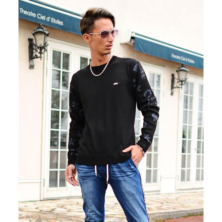 ニット メンズ クルーネック メンズファッション 代 30代 40代 秋冬 かっこいい モノグラム おしゃれニット スポーティー 21秋冬新作 449 メンズファッション In The City 通販 Yahoo ショッピング