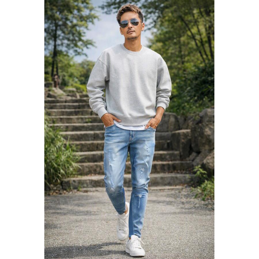 メンズパンツ ストレッチ スキニーパンツ ジーンズ メンズ レディース 