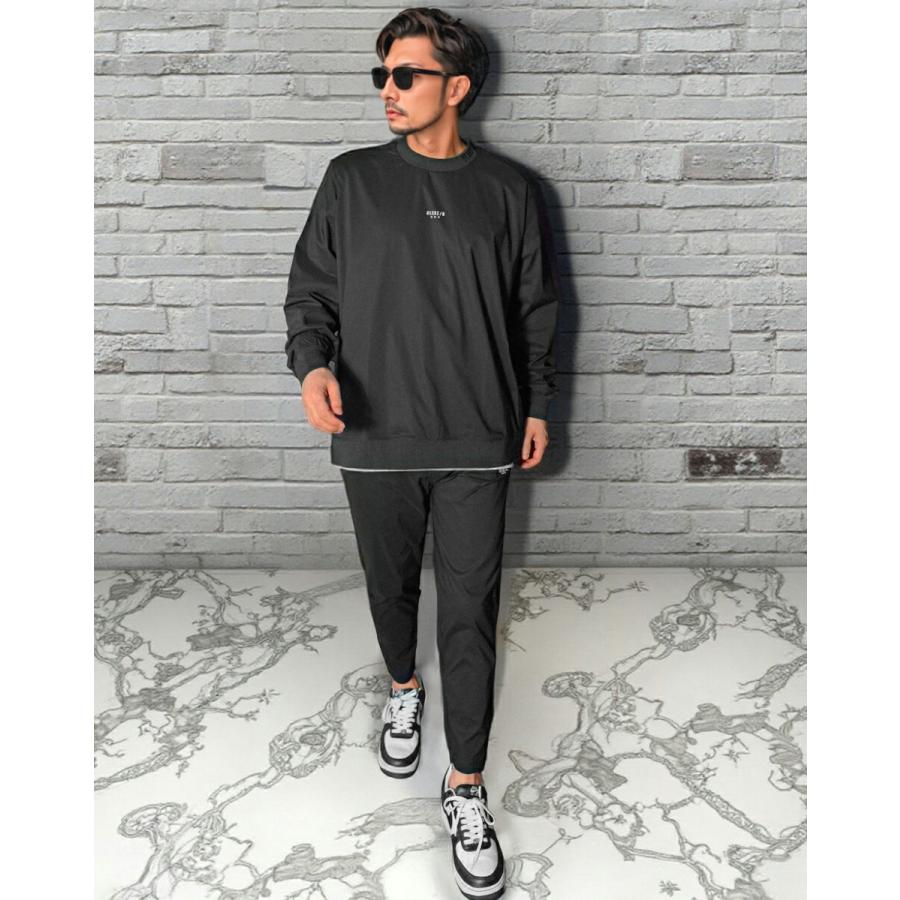 セットアップ メンズ 秋冬 ジャージ トレーナー ナイロン 上下