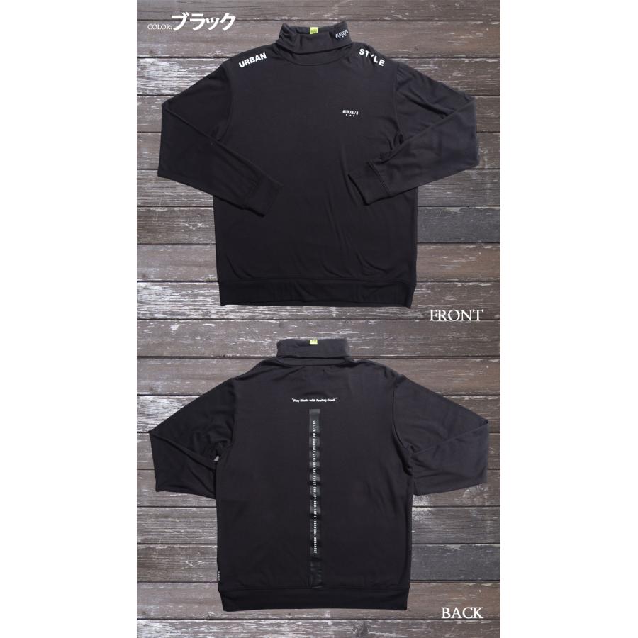 メンズ トップス カットソー ゴルフ ロンT 長袖 ストレッチ スムース