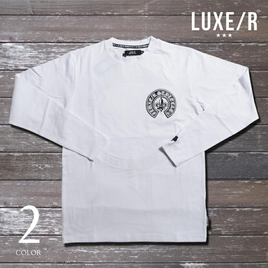 ロンt メンズ Tシャツ ユニセックス 長袖 ロゴ刺繍ワッペン クルー