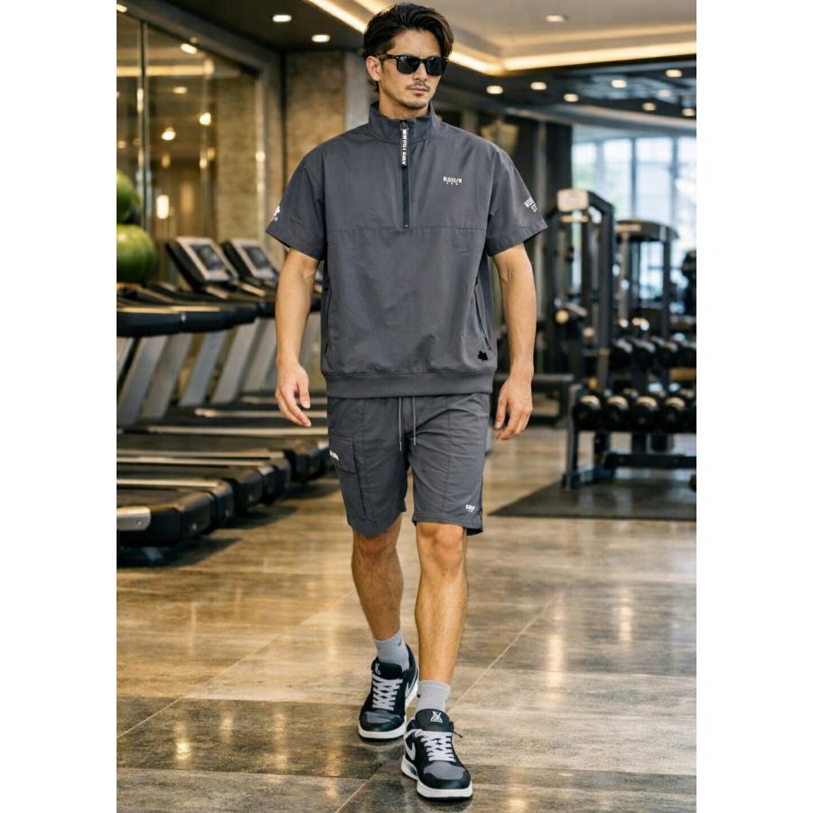 セットアップ メンズ スポーツ 夏 ジャージ ジムウェア ジム着 ポロ