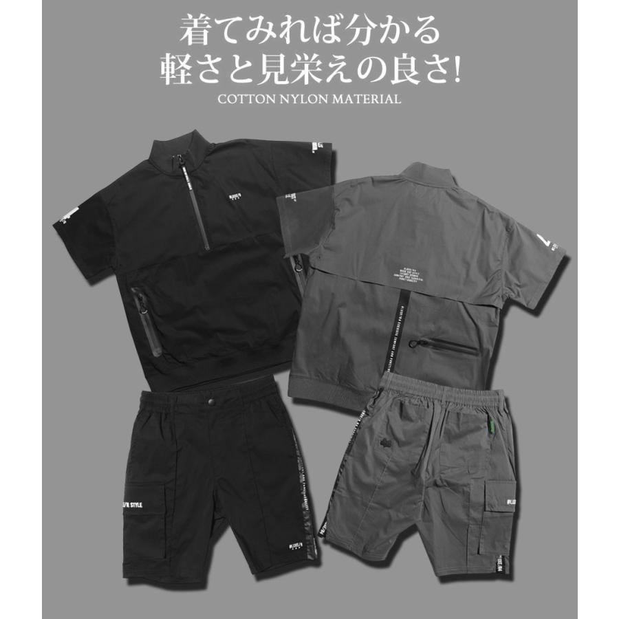 セットアップ メンズ 夏 上下 半袖 ジャージ ジムウェア ジム着 ポロ