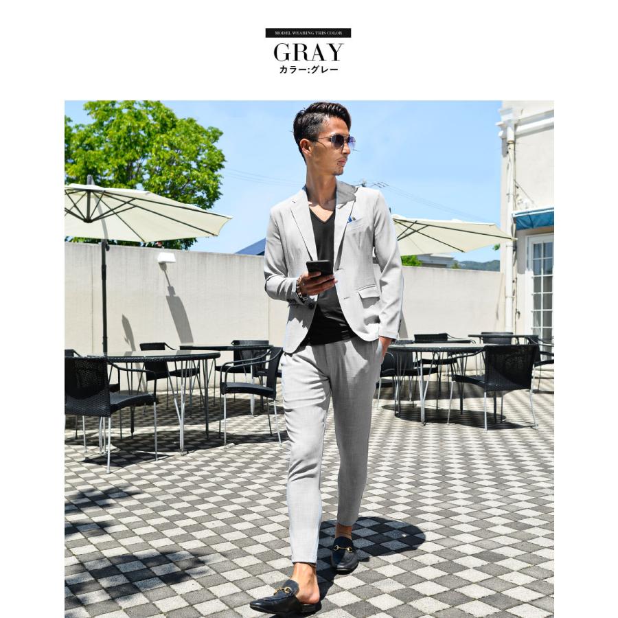 スーツ メンズ カジュアルセットアップ 春夏 スリム ちょいワル 結婚式 パーティー メンズファッション 30代 40代 50代 Tr 5802f メンズファッション In The City 通販 Yahoo ショッピング