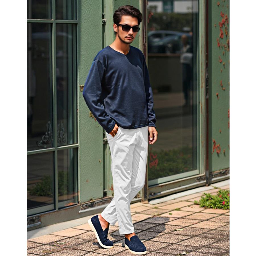 IKUMI パッチワーク ビッグサイズ長袖カットソー ブラック・ホワイト IKUMI パッチワーク ビッグサイズ長袖カットソー ブラック