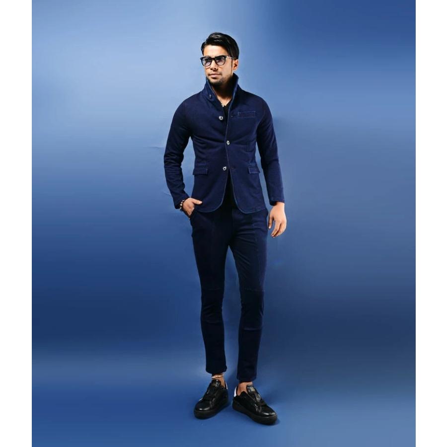 セットアップ メンズ 秋 冬 デニム おしゃれスーツ ストレッチ カジュアルスーツ ちょいワル メンズファッション Ccse メンズファッション In The City 通販 Yahoo ショッピング