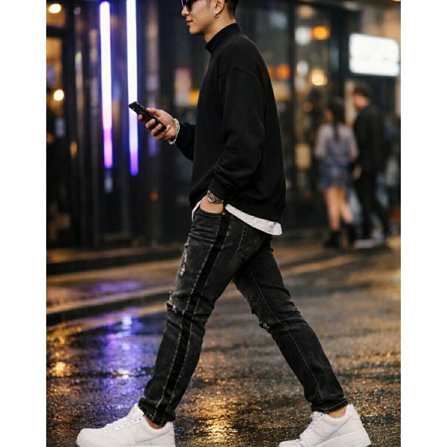 メンズパンツ ストレッチ スキニーパンツ スキニージーンズ メンズ 