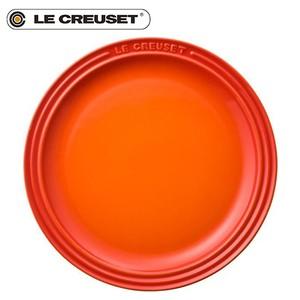 数量は多い ル クルーゼ Le Creuset ストーンウェア ラウンド プレート Lc 23cm オレンジ 23 09 日本国内正規品 Jan Discoversvg Com