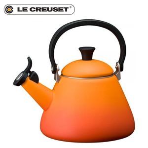 ル・クルーゼ LE CREUSET ケトル・コーン 適正容量1.6L オレンジ 920002-00-09 (200V IH対応) (日本国内正規品) (やかん) JAN: 0630870141727 (送料無料)｜ryouhin-hyakka