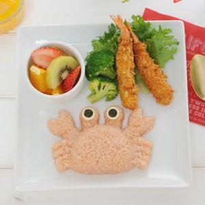 アーネスト Myフォルム 海のなかまたち ご飯型 カレー オムライス 目玉焼き キャラ弁 デコ弁 お弁当 かに ラッコ ホタテ アニマル A A 良品百科 通販 Yahoo ショッピング