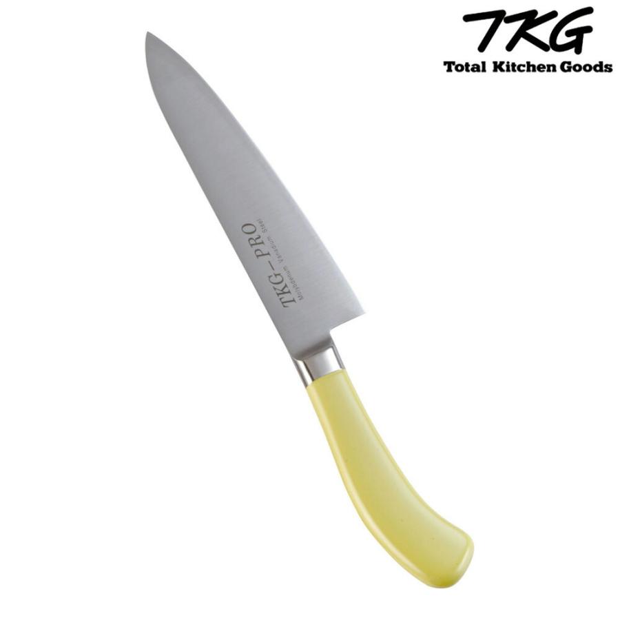 TKG PRO 抗菌カラー 牛刀 18cm イエロー ATK432 7-0316-0206 4905001119590 遠藤商事