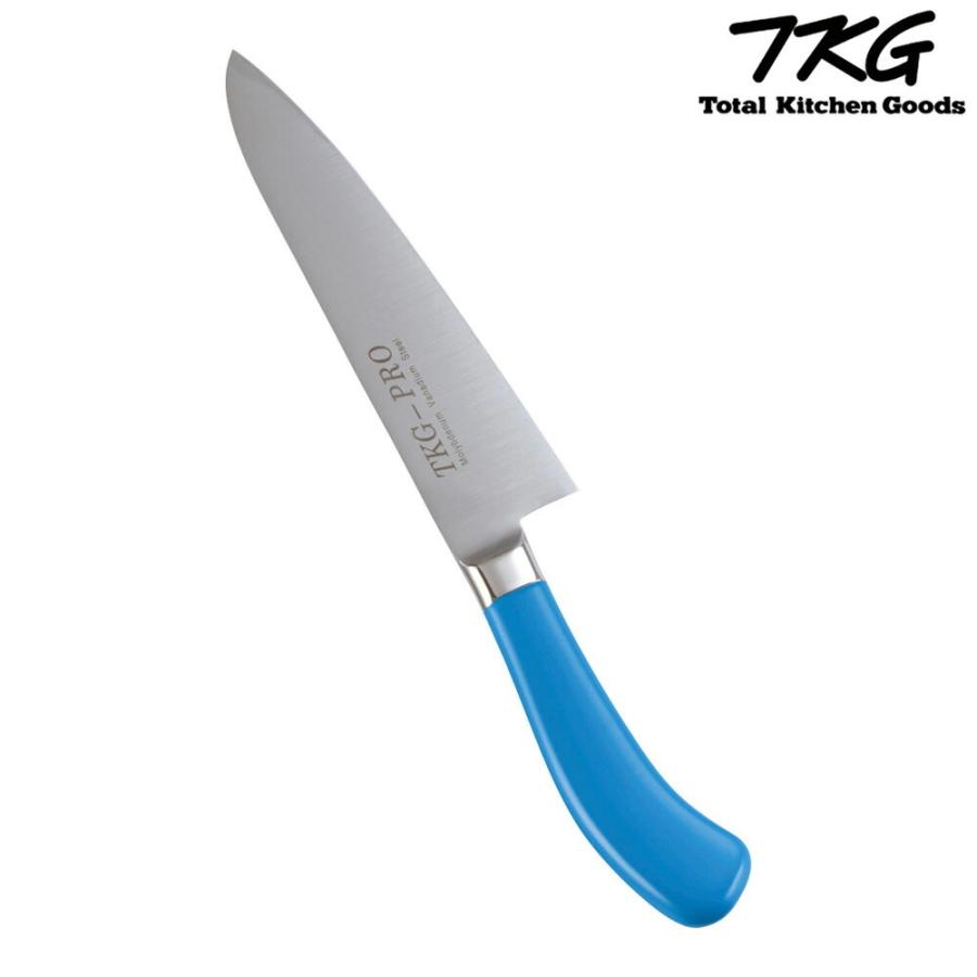 TKG PRO 抗菌カラー 牛刀 18cm ブルー ATK434 7-0316-0216 4905001119613 遠藤商事