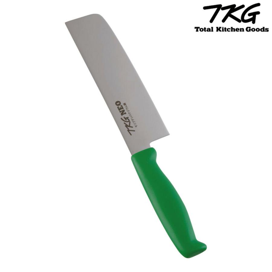 TKG-NEO (ネオ) カラー 薄刃 16.5cm グリーン ATK8305 7-0315-0505 4905001118111 遠藤商事