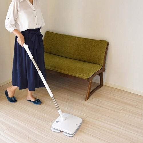 超美品 リヴィーズ Livease コードレス電動モップ 水スプレー機能付き 床掃除 大掃除 雑巾がけ ワイパー モップ 水拭き Em 011w 送料無料 超大特価 Www Thedailyspud Com