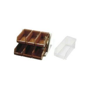 SA18-8 デラックス オーガナイザー 2段3列 (6個入) ホワイト EOC035 7