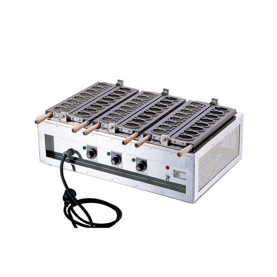 SA電気式にこにこミニ鯛焼器 SATO-3連 (24ヶ型) GTI2701 7-0933-0301 4905001276163 遠藤商事