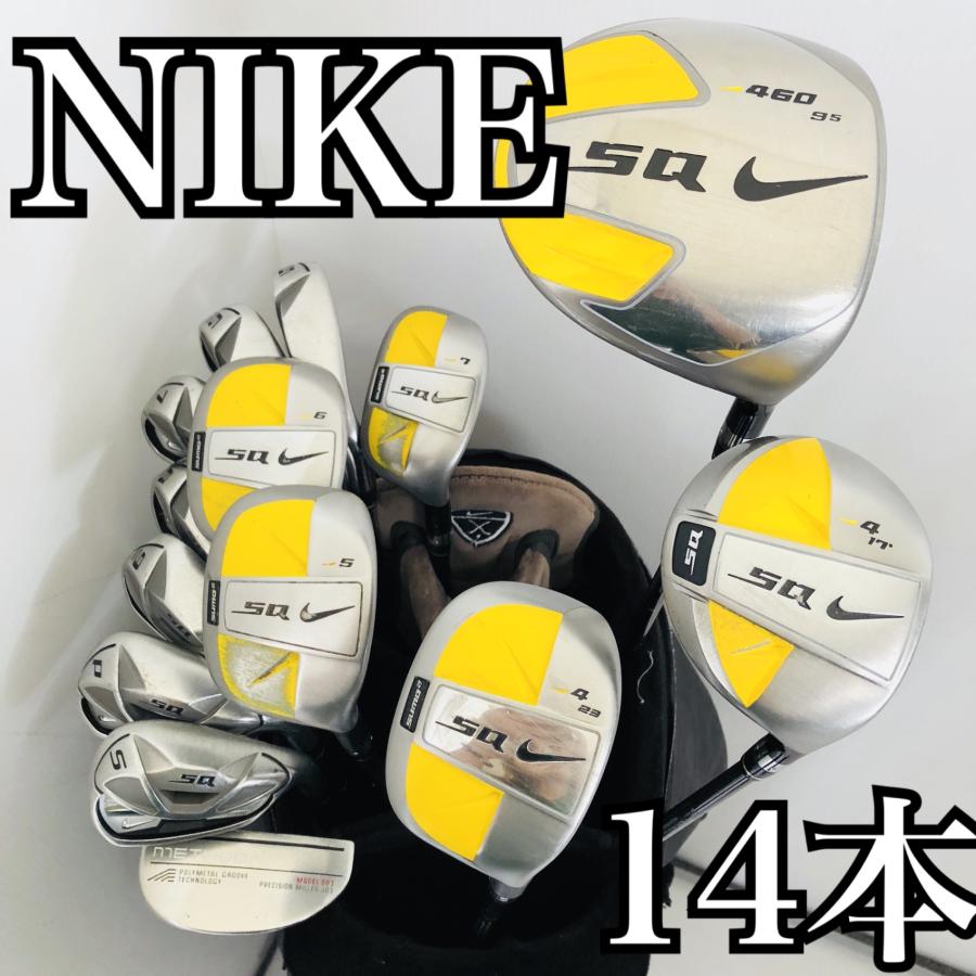 NIKE - 【豪華‼】NIKE ナイキ SQ メンズ ゴルフ クラブ 初心者 セット S 豪華 14本 NIKE ナイキ SQ サスクワッチ メンズ ゴルフセット