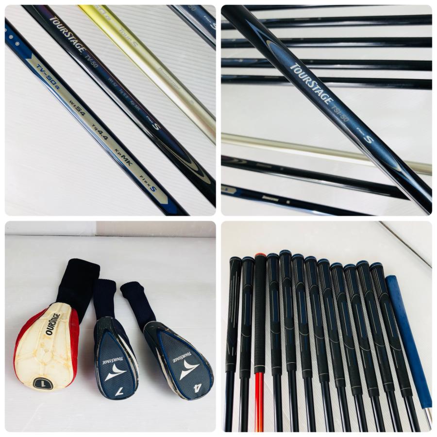 【TOURSTAGE ViQ メンズゴルフクラブ13本セット】 豪華 13本 ブリヂストン TOUR STAGE VIQ ツアーステージ メンズ