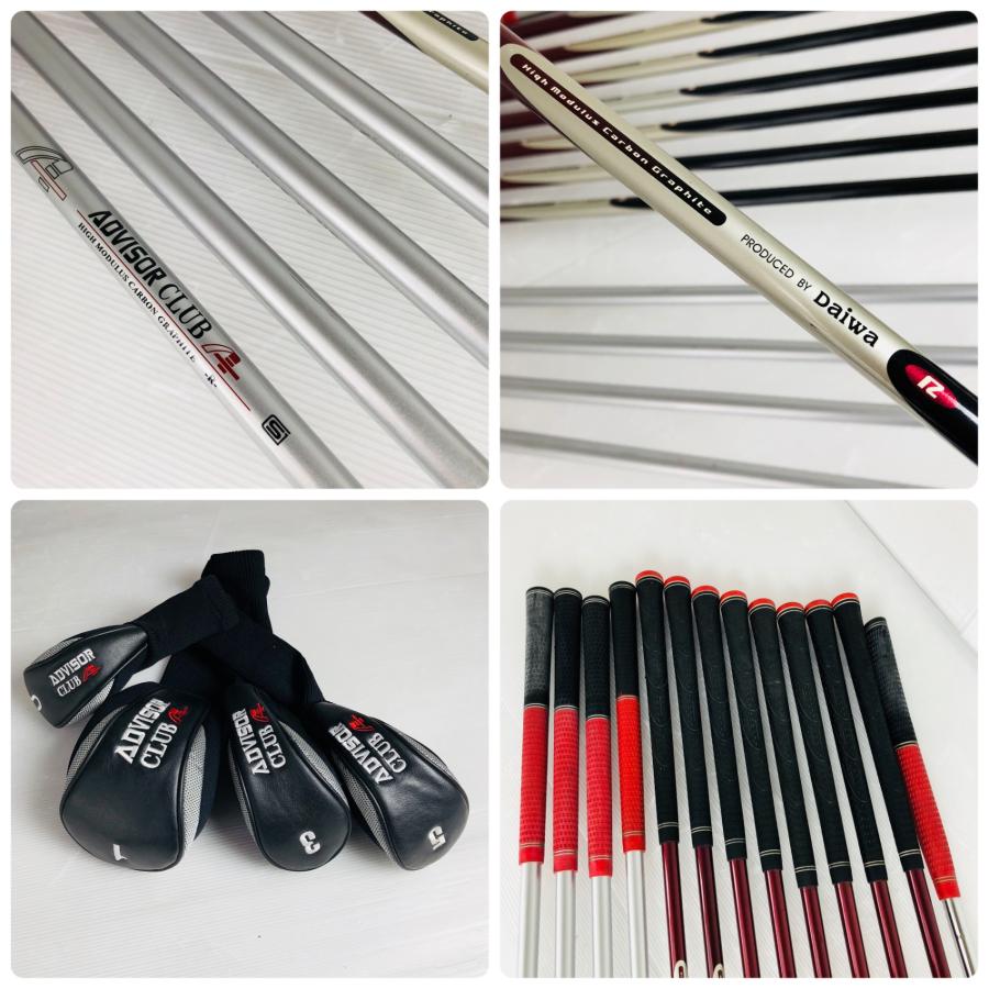 豪華 13本 Daiwa ダイワ ADVISOR アドバイザー メンズ ゴルフ