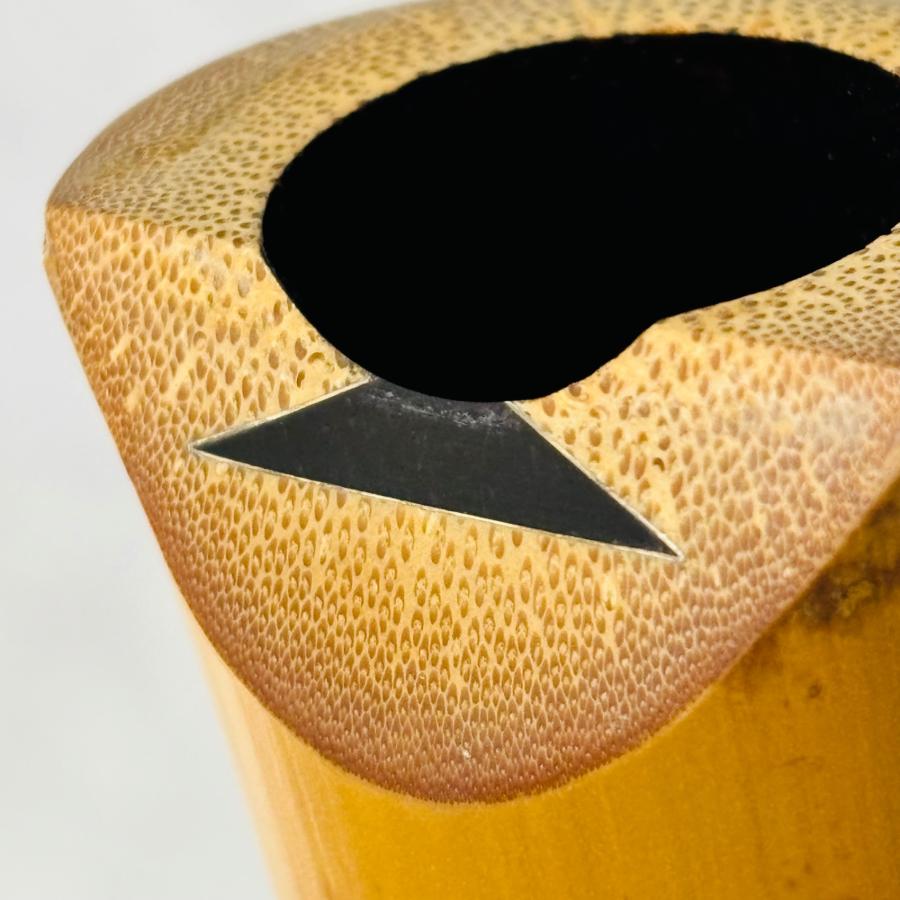 尺八 林山 銘 2尺 歌口銀縁 藤巻 銀三線 琴古流 和楽器 笛 虚無僧 日本 尺八 林山 銘 2尺 歌口銀縁 藤巻 銀三線 琴古流 和楽器 笛