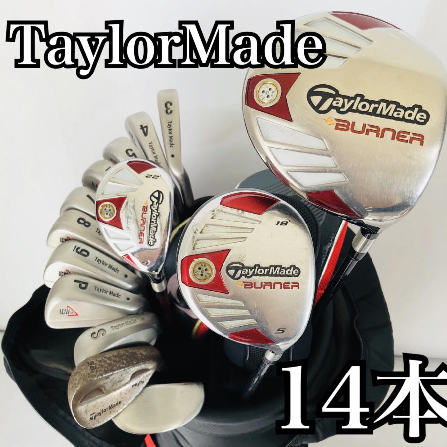 【豪華!!】テーラーメイド メンズ ゴルフクラブ 初心者セット 14本 S 豪華 14本 TaylorMade テーラーメイド メンズ ゴルフセット
