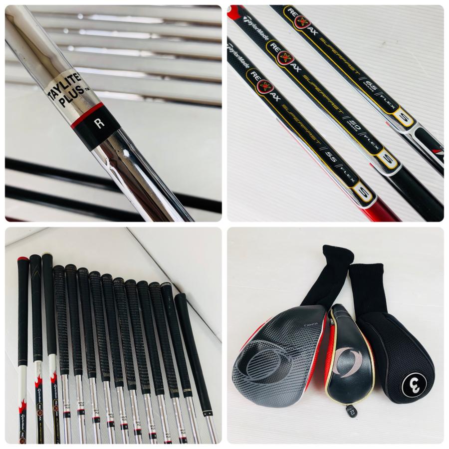 本格派 メンズゴルフクラブ 14本 セット テーラーメイド ゴルフセット 豪華 14本 TaylorMade テーラーメイド メンズ ゴルフセット