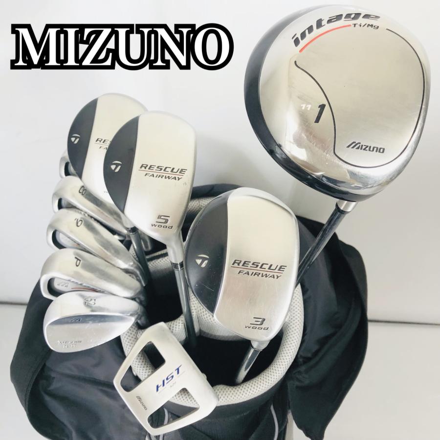 テーラーメイド　ミズノ　メンズゴルフ14本セット　カーボン　右利き用　初心者 テーラーメイド ミズノ メンズゴルフ14本セット カーボン 右利き