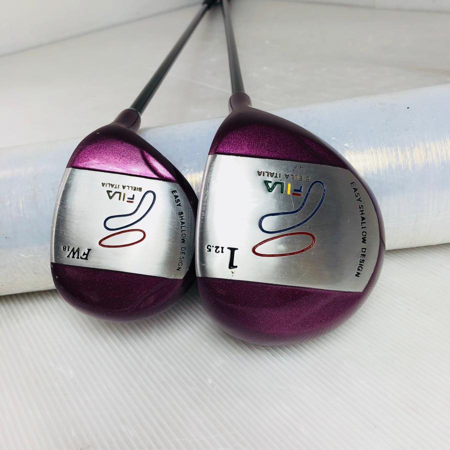 【美品】FILA レディース ゴルフクラブ 初心者 入門　② レディース FILA フィラ ゴルフセット クラブ セット 初心者