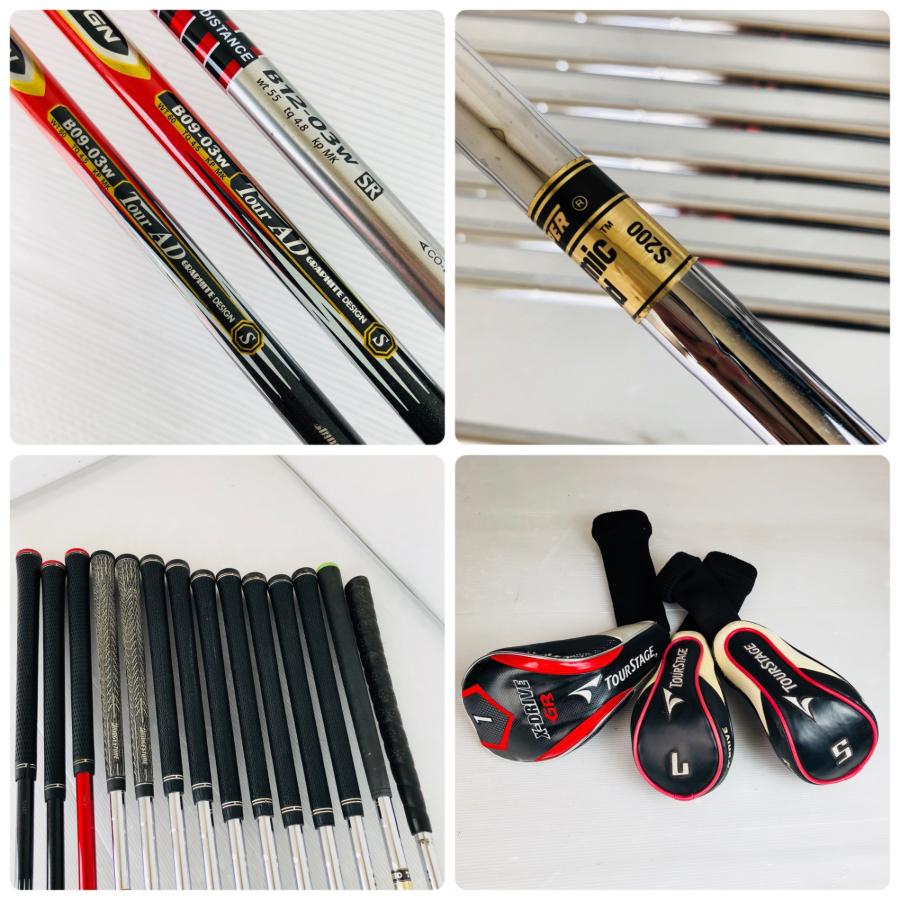 豪華 14本 ブリヂストン TOURSTAGE ツアーステージ メンズ ゴルフ
