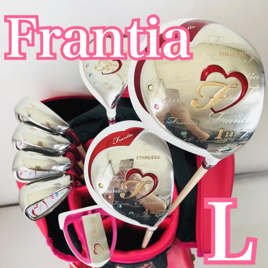 レディース frantia ゴルフ一式セット 楽天市場】フランティア FACS－2201 L ネイビー ホワイト