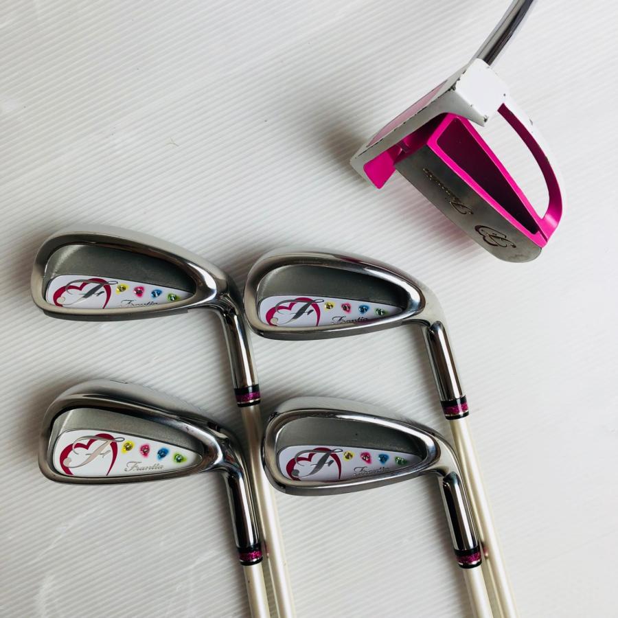 レディース frantia ゴルフ一式セット 楽天市場】フランティア FACS－2201 L ネイビー ホワイト