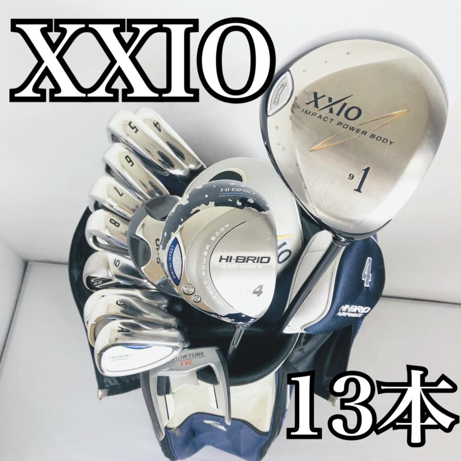 13本+バッグ】メンズ右利き初心者〜XXIO HI-BRIDゴルフセット
