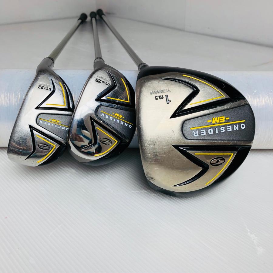 ワンサイダー メンズゴルフ クラブ セット 初心者 入門 バッグ付き TSURUYA ツルヤ ONESIDER ワンサイダー EM メンズ ゴルフセット