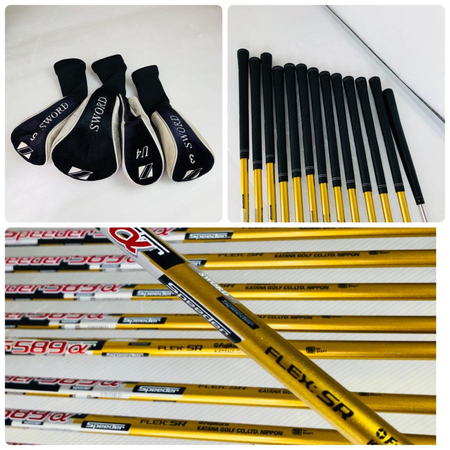 豪華 13-本 KATANA カタナ SWORD スワード メンズ ゴルフセット