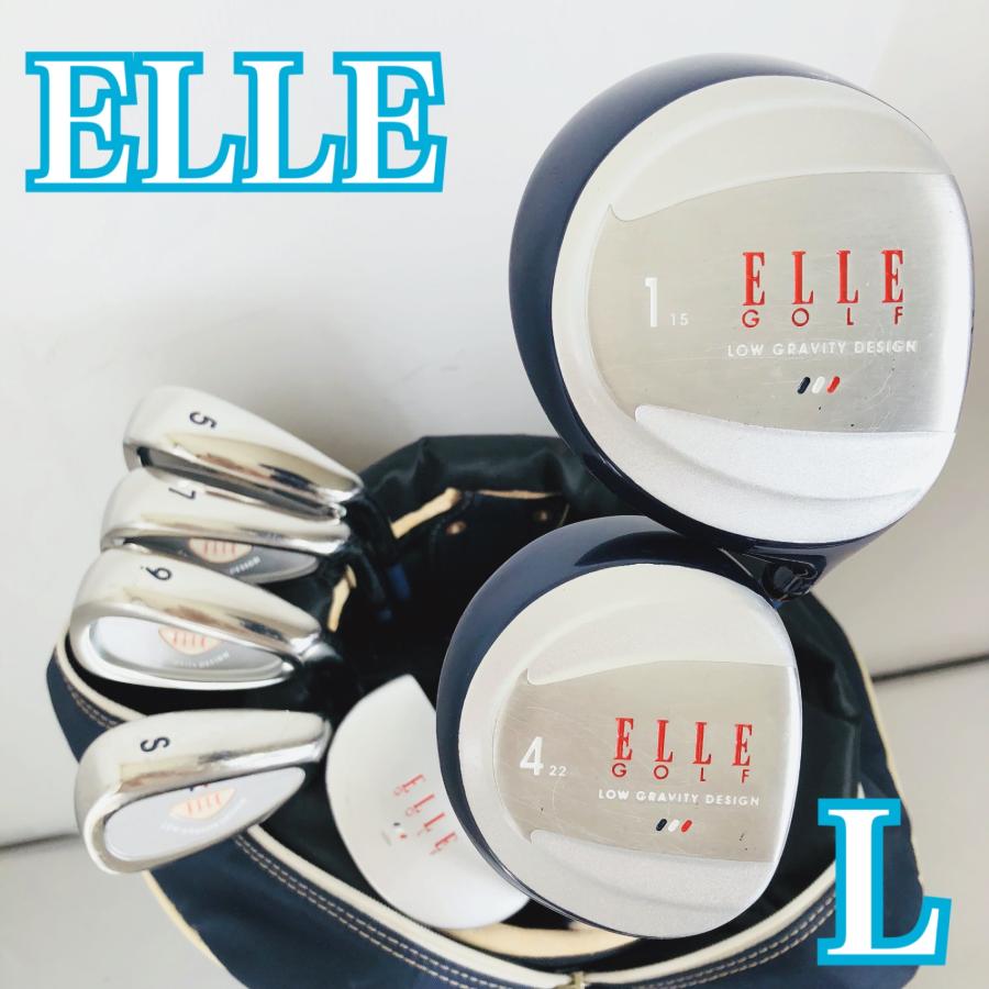 【送料無料】 ELLE GOLF レディース　ゴルフクラブセット レディース ELLE エル クラブ美品 ゴルフセット クラブ セット