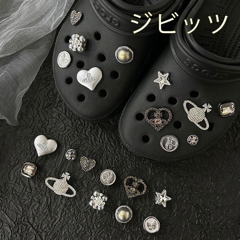 クロックス CROCS ジビッツ jibbitz チャーム 11個セット ハート