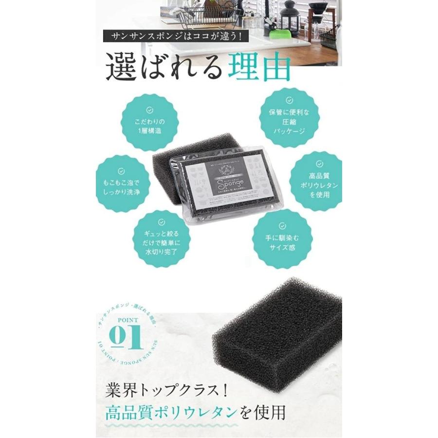 サンサンスポンジ ブラック 4個セット スポンジ たわし 洗剤 食器洗い :sunsunsponge:良品みいつけた - 通販 - Yahoo!ショッピング サンサンスポンジ ブラック 4個セット スポンジ たわし 洗剤 食器洗い :sunsunsponge:良品みいつけた - 通販 - Yahoo!ショッピング